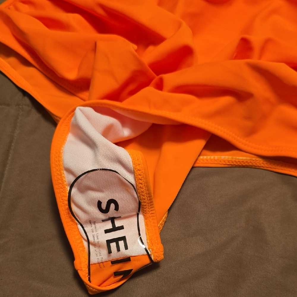 SHEIN Vibrant Orange Bikini Bottom - Picture 2 of 5